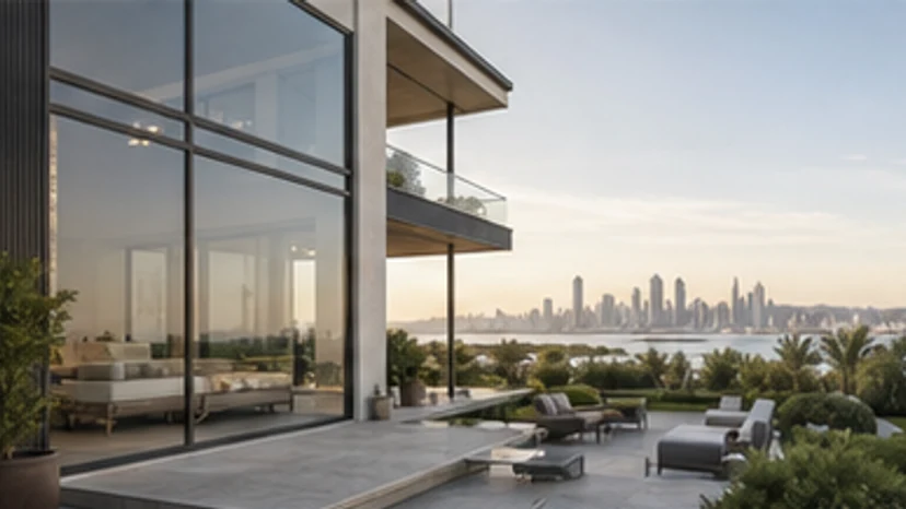 Melbourne architecture and waterfront