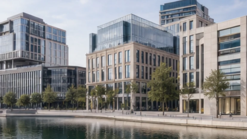 Refined German city architecture