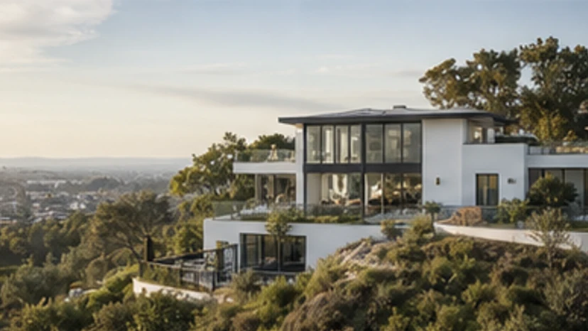 Los Angeles residential skyline